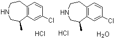 Lorcaserin hydrochloride hemihydrate