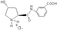 3-[(2S,4S)-4-Mercaptopyrrolidine-2-carboxamido] benzoic acid hydrochloride