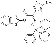 (Benzothiazol-2-yl)-(Z)-2-trityloxyimino-2-(2-aminothiazole-4-yl)-thioacetate