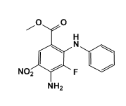 4-amino-3-fluoro-5-nitro-2-(phenylamino)benzoate