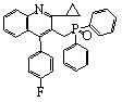 2-Cyclopropyl-3-[(diphenylphosphinyl)methyl]-4-(4-fluorophenyl)quinoline