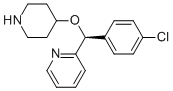 (S)-2-[(4-Chlorophenyl)(4-piperidinyloxy)methyl]pyridine