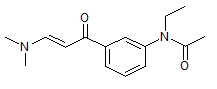 N-Ethyl-N-3-((3-dimethylamino-1-oxo-2-propenyl)phenyl)acetamide