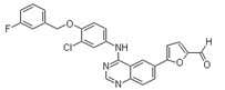 5-[4-((3-Chloro-4-((3-fluorobenzyl)oxy)phenyl)amino)quinazolin-6-yl]-2-furaldehyde