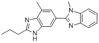 2-n-Propyl-4-methyl-6-(1-methylbenzimidazole-2-yl)benzimidazole