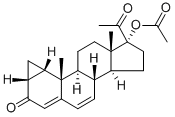 17-Hydroxy-1a,2a-methylenepregna-4,6-diene-3,20-dione acetate