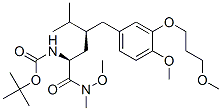 (1S,3S)-3-4-Methoxy-3-(3-methoxypropoxy)phenyl methyl-1-(methoxymethylamino)carbonyl-4-methylpentyl carbamic acid 1,1-dimethylethyl ester