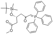 Methyl(3R)-3-(tert-butyldimethylsilyloxy)-5-oxo-6-triphenylphosphoranylidenehexanoate