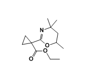 1-(4,4,6-trimethyl-5,6-dihydro-4H-[1,3]oxazin-2-yl)-cyclopropanecarboxylic acid ethyl ester